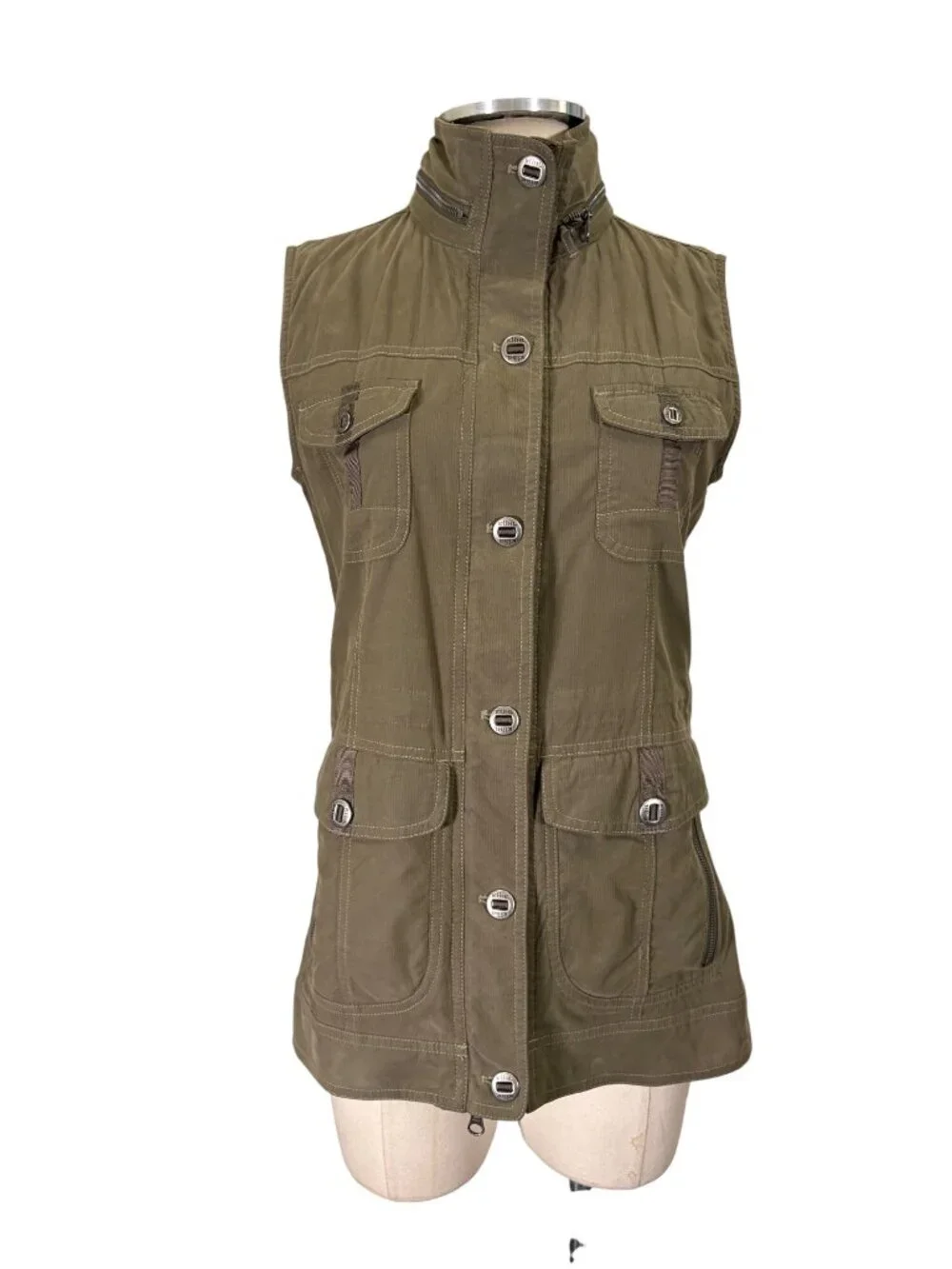 Kuhl Womens Rekon Cavas Utility Zip Up Vest Size Small - Picture 3 of 10